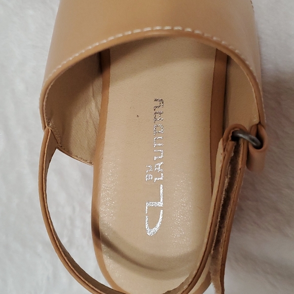 CL by LAUNDAY wedge shoes tan 7 (Ss40) - Picture 3 of 7